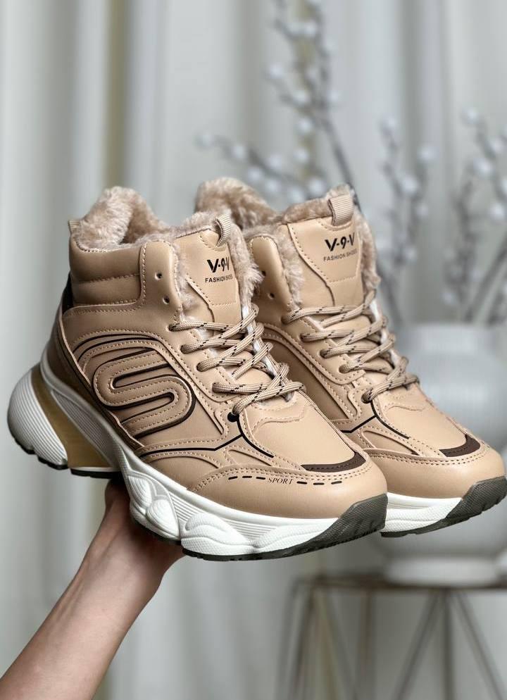 Кроссовки женские Loretta K908-2 зимние р. 38 Бежевый (30219893) Кроссовки женские Loretta K908-2 зимние р. 38 Бежевый (30219893)