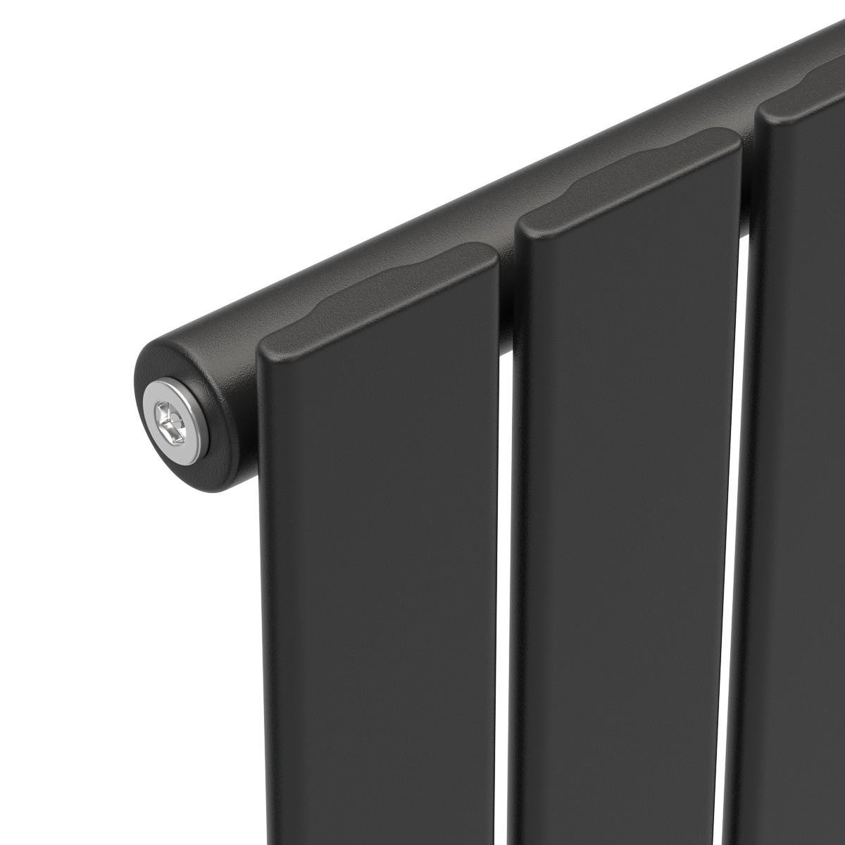 Вертикальний радіатор NAVIN Largo 452х1800-6 мм anticor Чорний муар (S02-244062-4518) - фото 4 Вертикальний радіатор NAVIN Largo 452х1800-6 мм anticor Чорний муар (S02-244062-4518) - фото 4