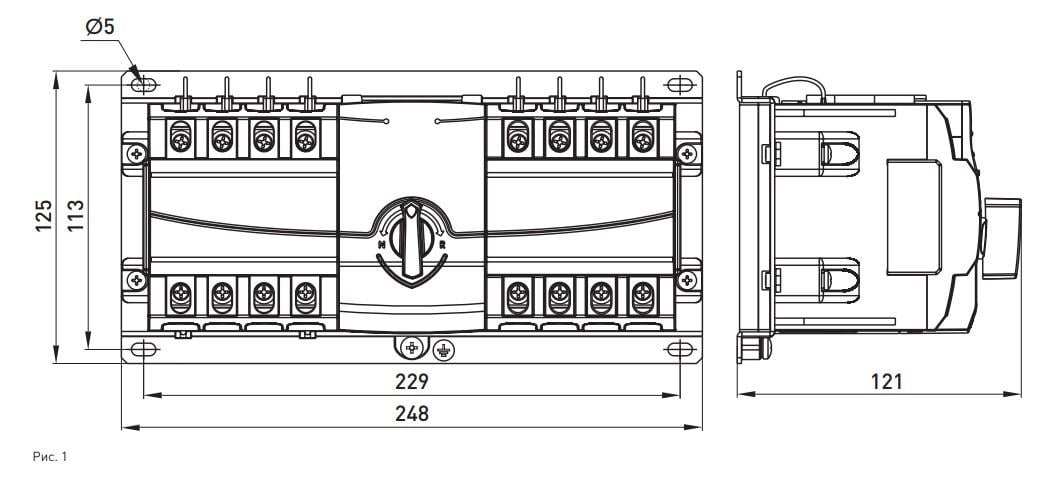 Автомат ввода резерва E.NEXT e.pro.ats.4.63 4P 63А модульный (p060001) - фото 3 Автомат ввода резерва E.NEXT e.pro.ats.4.63 4P 63А модульный (p060001) - фото 3