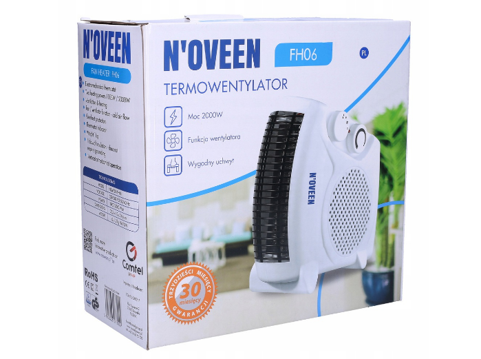 Тепловентилятор Noveen FH-06 (2420) - фото 6 Тепловентилятор Noveen FH-06 (2420) - фото 6