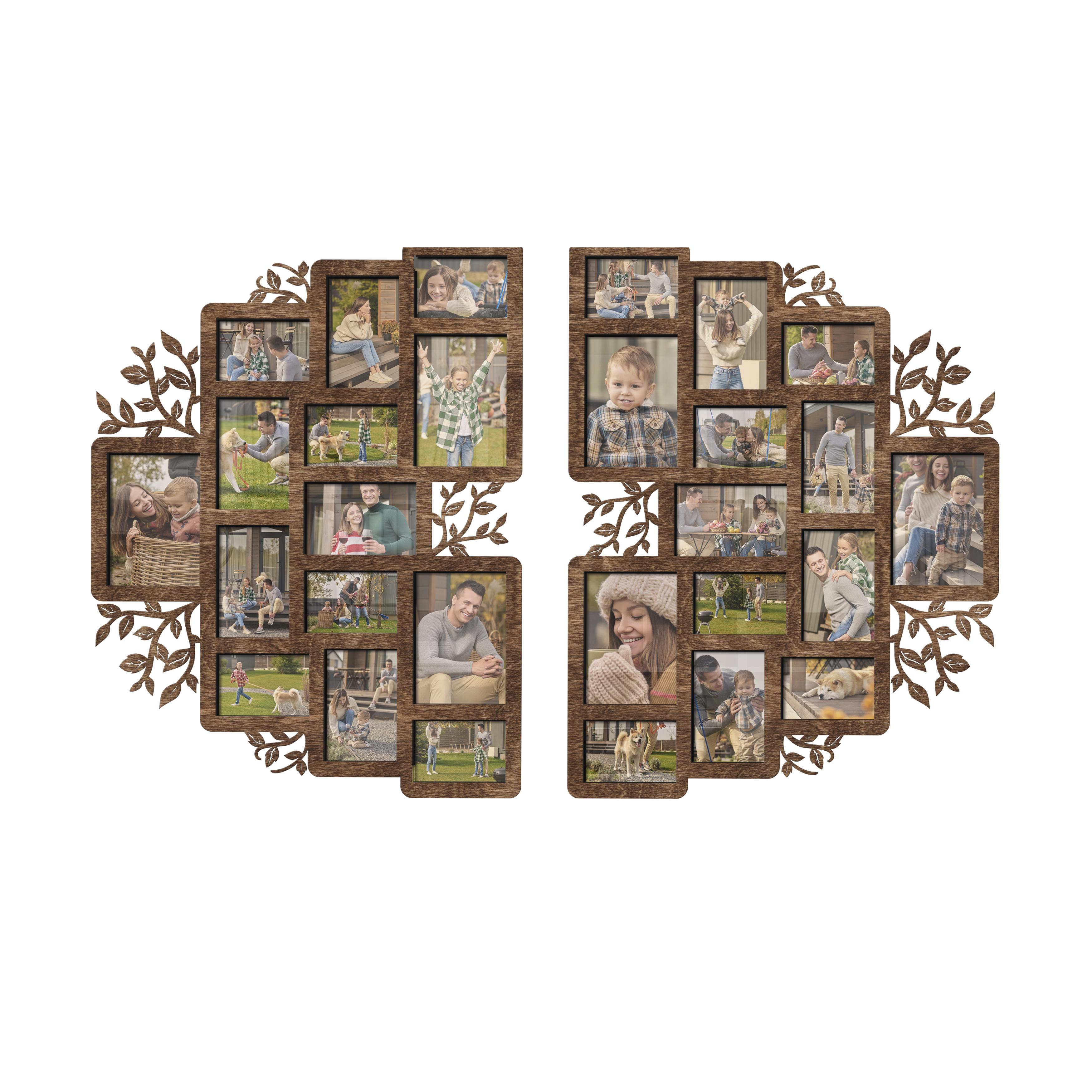 Фото-коллаж The Frame Depot Семейное дерево на 28 фото Темно-коричневый (decor_inside_trees_2_parts_l-5) - фото 1 Фото-коллаж The Frame Depot Семейное дерево на 28 фото Темно-коричневый (decor_inside_trees_2_parts_l-5) - фото 1