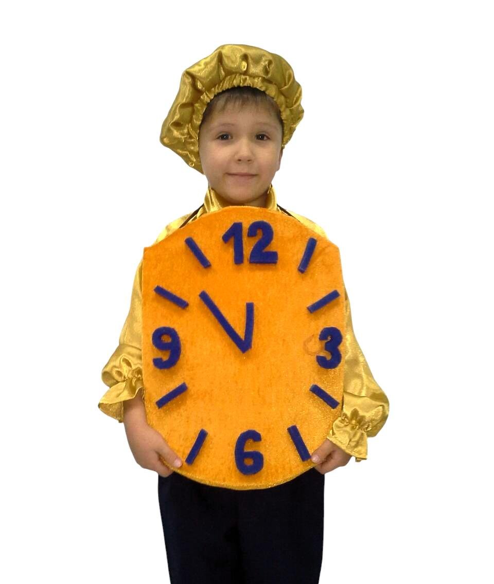 Карнавальный аксессуар к детскому костюму Часы (20316647) - фото 3 Карнавальный аксессуар к детскому костюму Часы (20316647) - фото 3