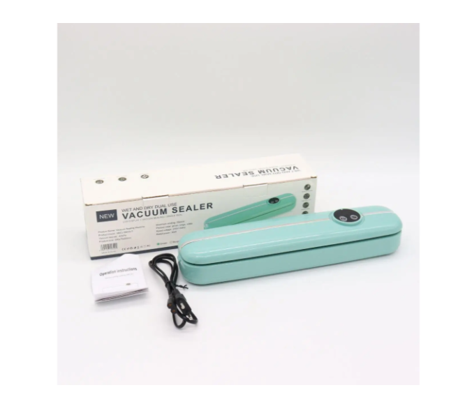 Вакуумный упаковочный аппарат Зеленый (45652-_323) - фото 2 Вакуумный упаковочный аппарат Зеленый (45652-_323) - фото 2