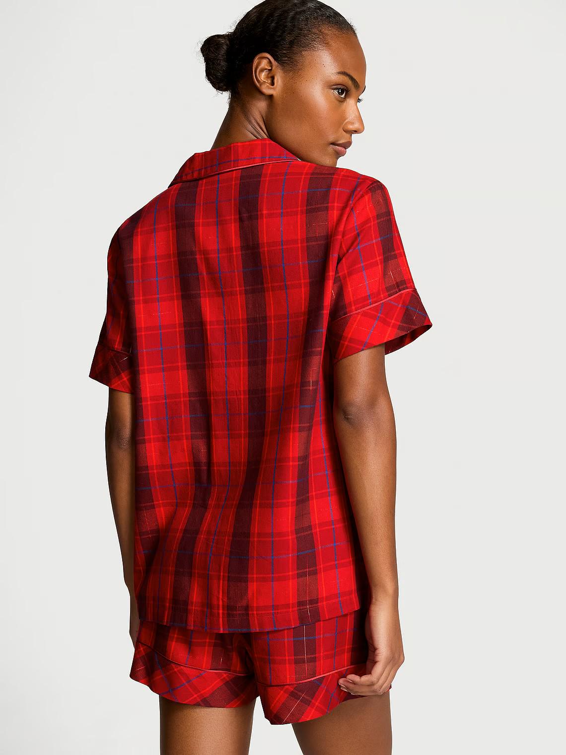 Піжама Victoria's Secret Flannel Short Pajama Set M (2001) - фото 3 Піжама Victoria's Secret Flannel Short Pajama Set M (2001) - фото 3