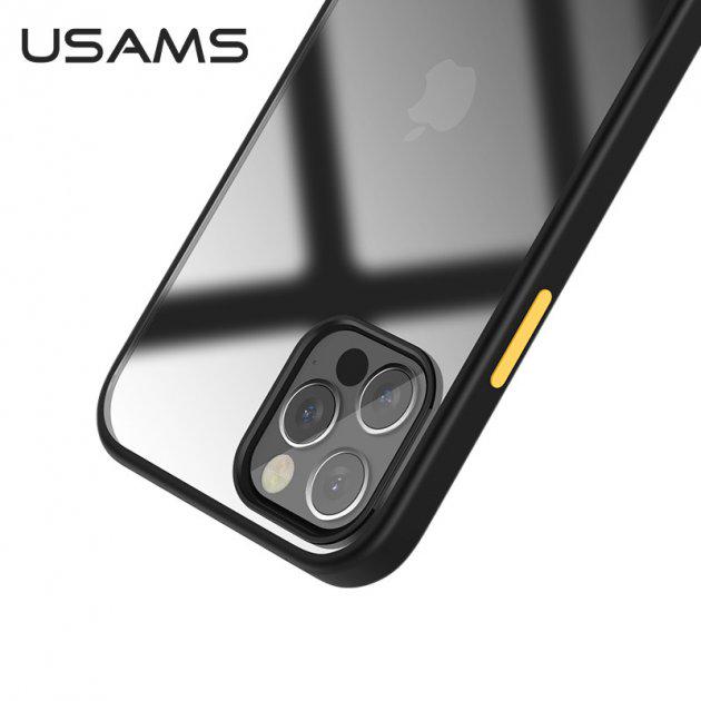 Чохол Usams Case for iPhone 12 Mini 5,4" Janz Series US-BH626 Black (44fcb6bc) - фото 4