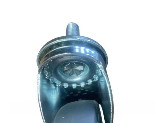 Колесо поворотное с болтом и тормозом 75 мм (1850991801) - фото 4