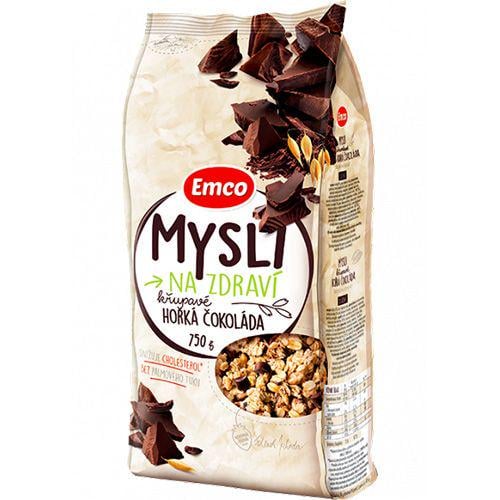 Мюслі Emco Mysli Horka Cokolada Гіркий шоколад 750 г (20860087)