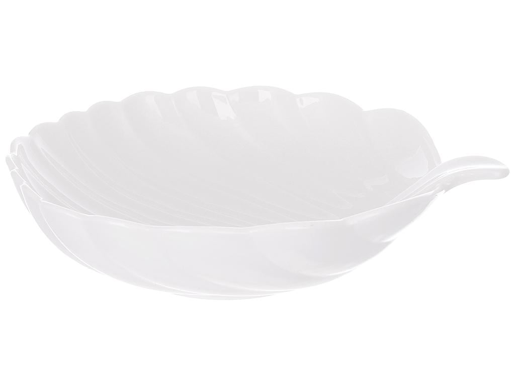 Салатник фарфоровый в форме листа 27,5 см (BDI-988-424)