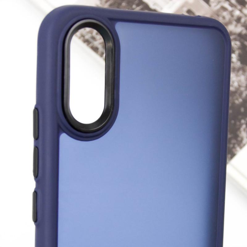 Противоударный чехол TPU+PC Lyon Frosted для Xiaomi Redmi 9A Navy Blue - фото 5