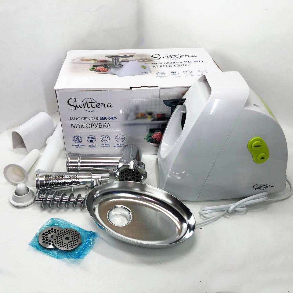 Мясорубка Suntera 1800 Вт Белый (267175) - фото 7 Мясорубка Suntera 1800 Вт Белый (267175) - фото 7