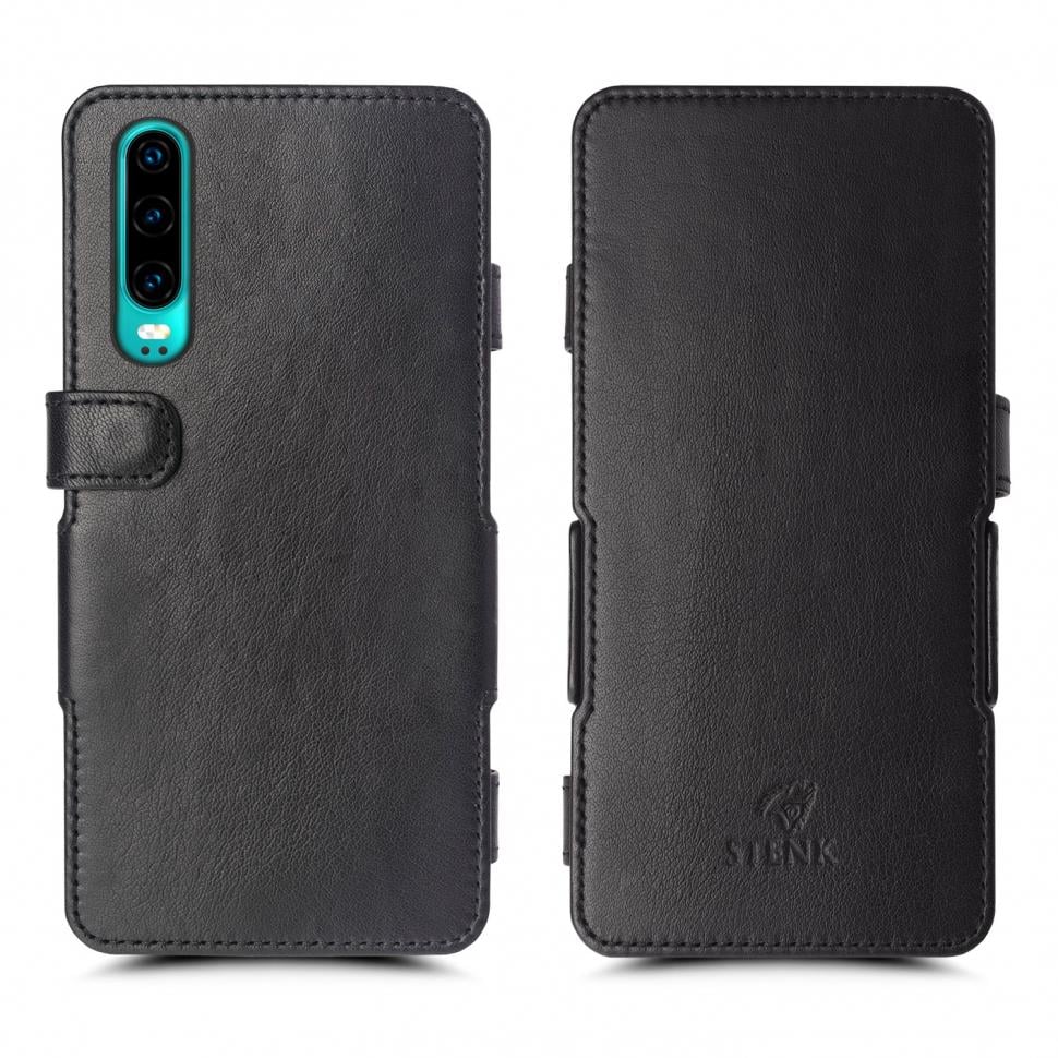 Чехол книжка Stenk Prime для Huawei P30 Черный (62571)