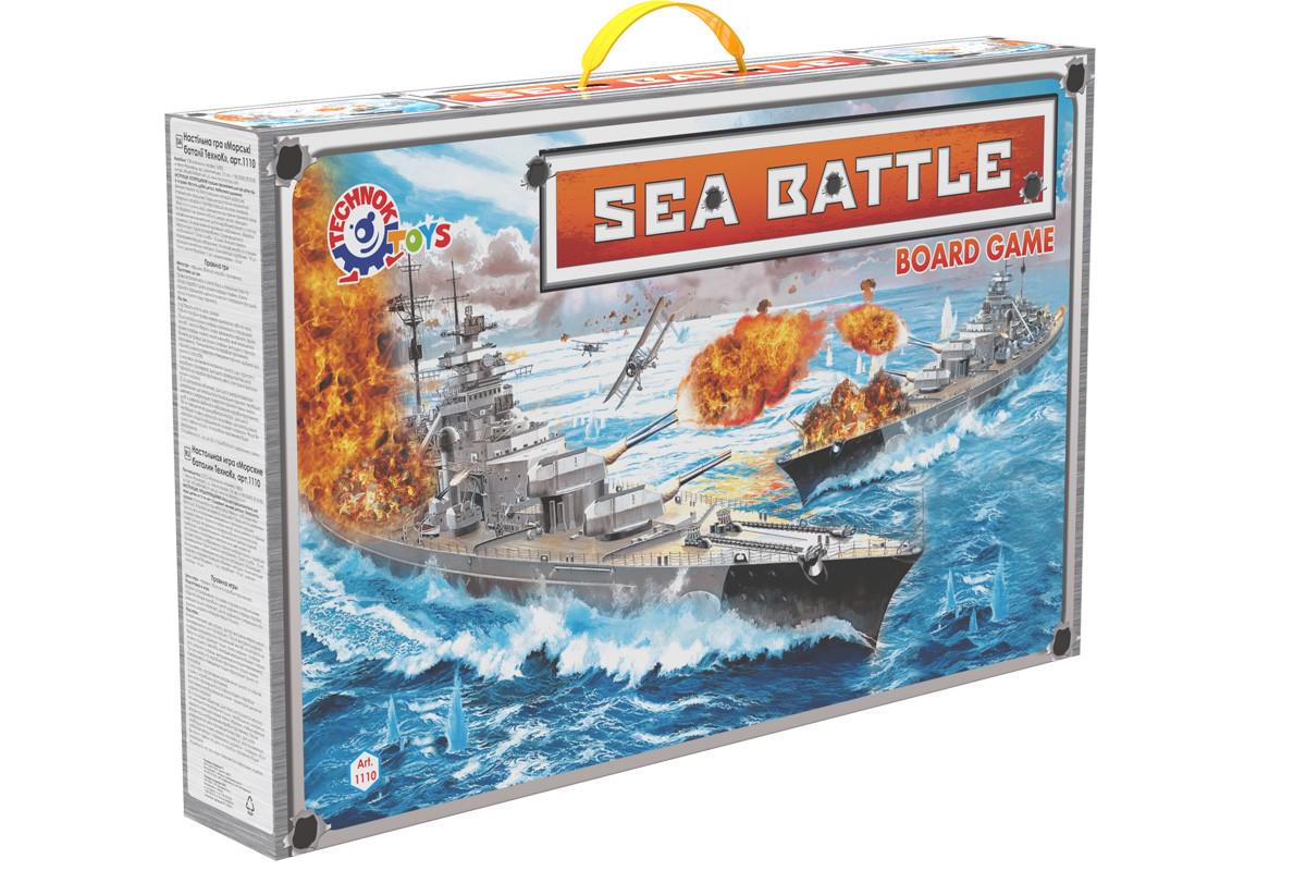 Настільна гра ТехноК 1110 Морські баталії (MTT-38347) Настільна гра ТехноК 1110 Морські баталії (MTT-38347)