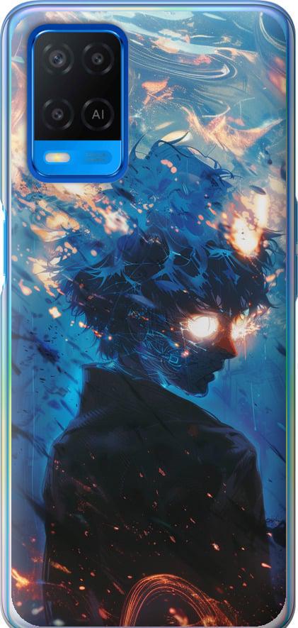 Чехол на Oppo A54 Сатору Годжо (6129u-2306-42517)