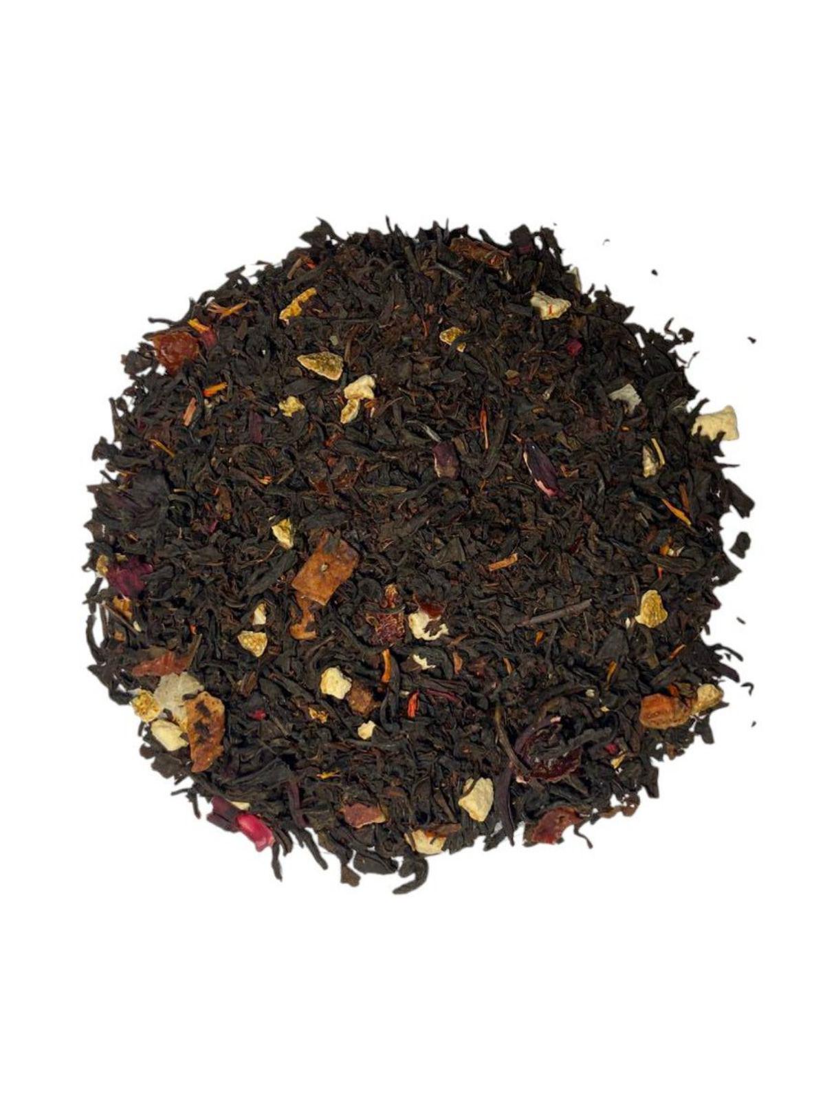 Чай TeaStar Императора Премиум черный байховый листовой с кусочками фруктов 100 г (1260)