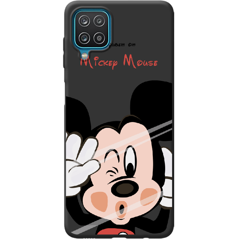 Чехол BoxFace Samsung A125 Galaxy A12 Mister M Черный силикон (41506-cc58-42014)