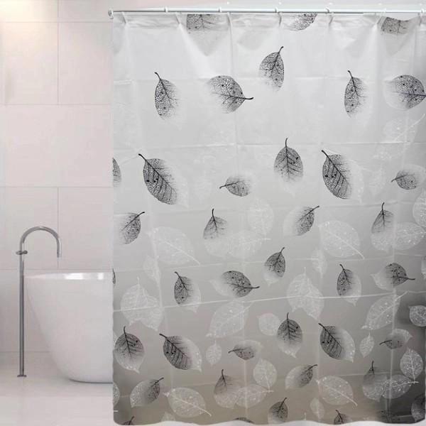 Шторка для ванны Stenson R92247 Leaf с кольцами 180x180 см (598468) - фото 3 Шторка для ванны Stenson R92247 Leaf с кольцами 180x180 см (598468) - фото 3