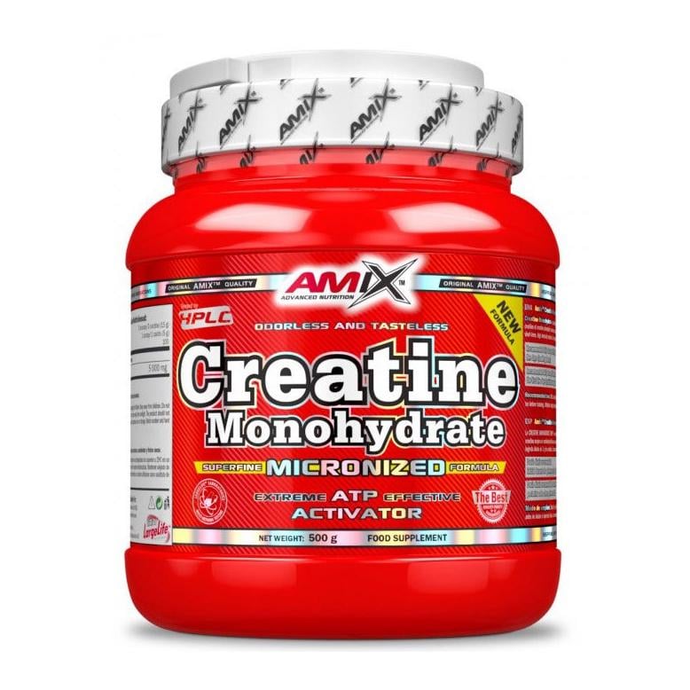 Креатин моногидрат мікронізований AMIX Creatine Monohydrate 500 г Без вкуса