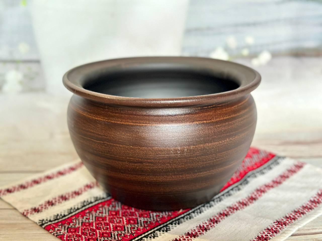 Макитра глиняная Классическая гладкая 2,5 л (2379682229)