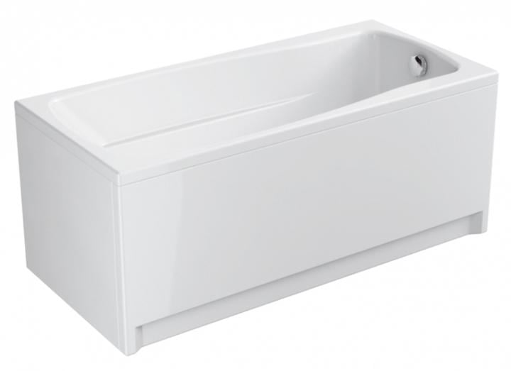 Ванна акриловая прямоугольная Cersanit Lana универсальная с ножками 140 л ТИП 1 170x70 см Белый