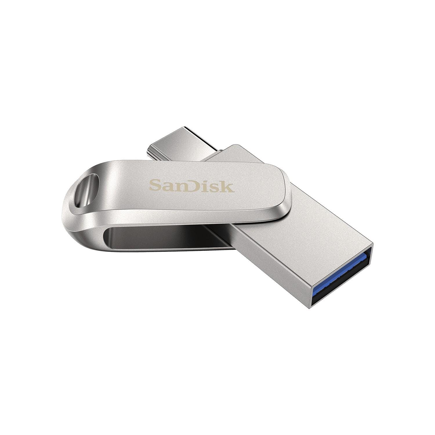 Флеш-память SanDisk Ultra Dual Drive Luxe 64 Гб USB Type-C (11066492)