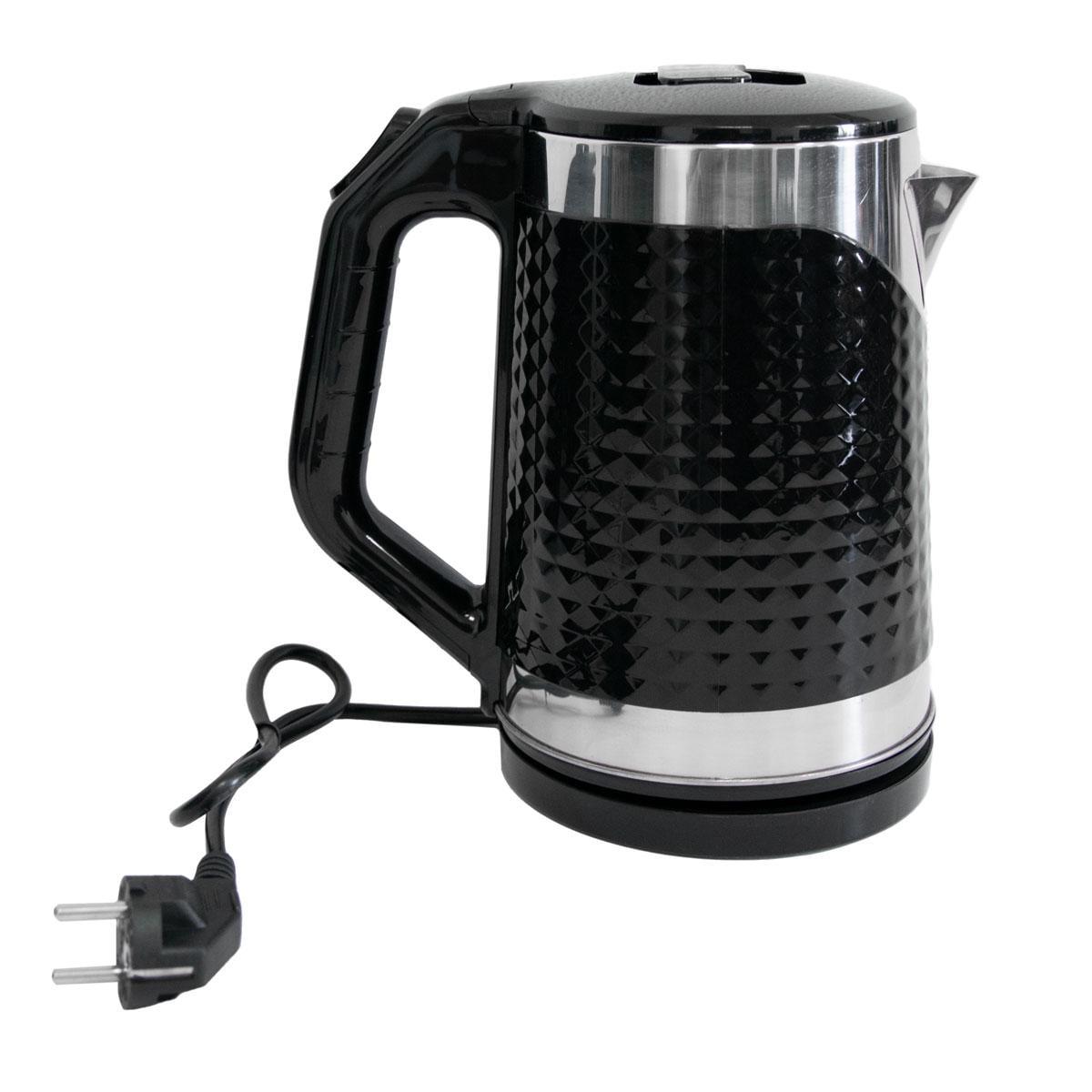 Чайник електричний для дому Homewings GMB-268 2,3 л 1500 Вт Чорний (1010179-Black)