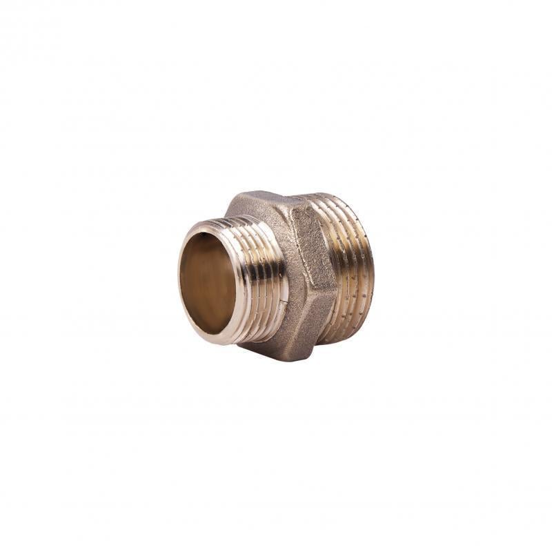 Ниппель SD Plus латунь 1х3/4" ЗР (SD4082520/FRRS00047823)