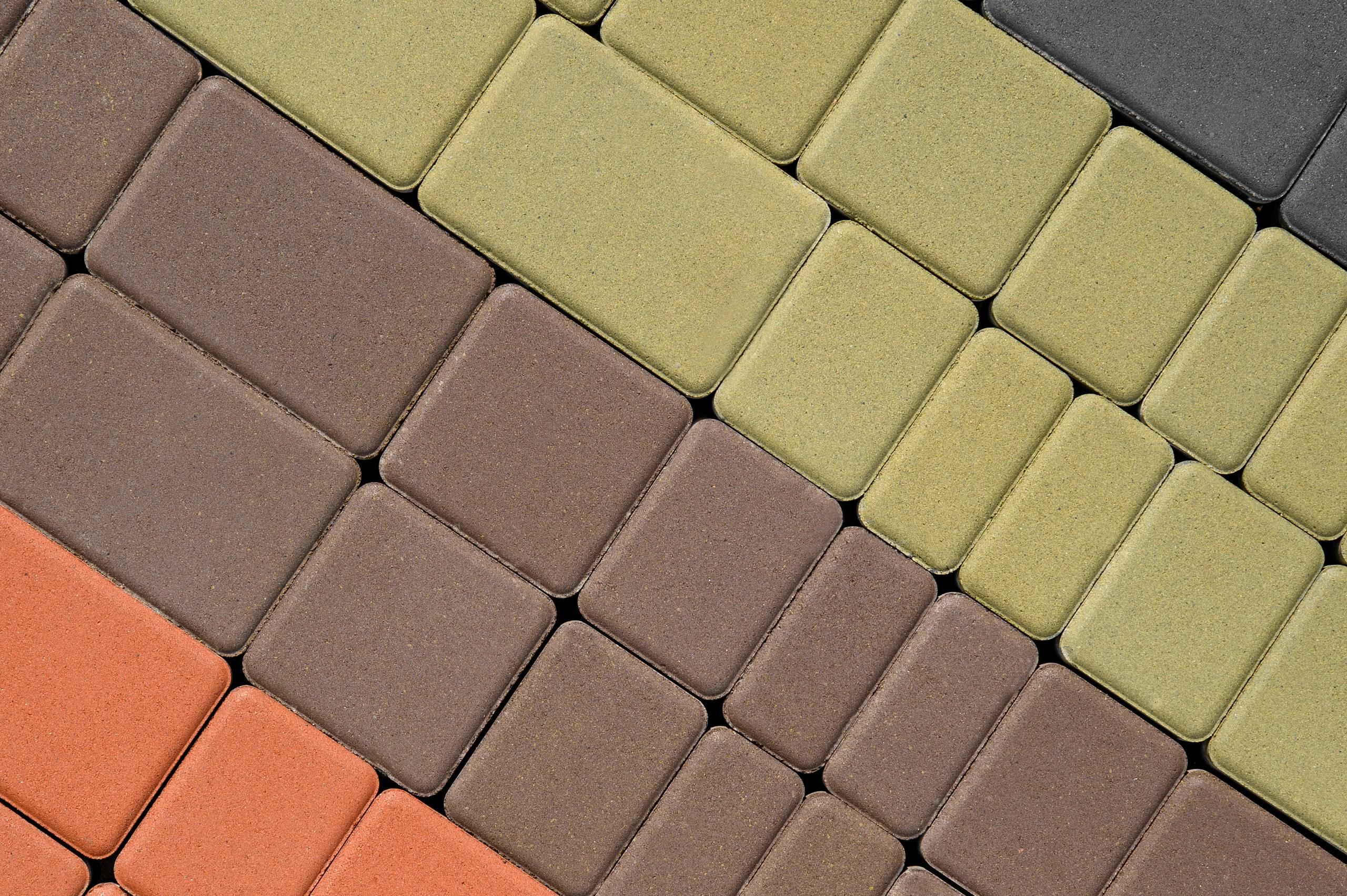 Тротуарная плитка Старый Город CONTUR BRUK в=6 Оливковый - фото 2