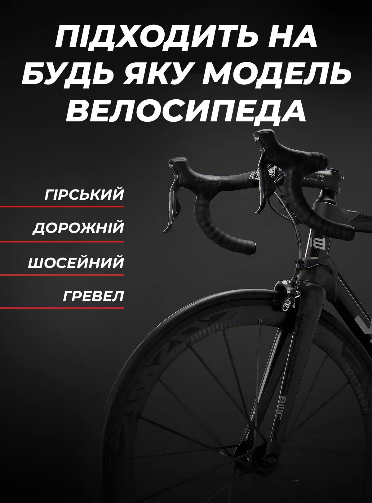 Седло для велосипеда OnePro 9397 с амортизатором анатомическое Черный (71133) - фото 8