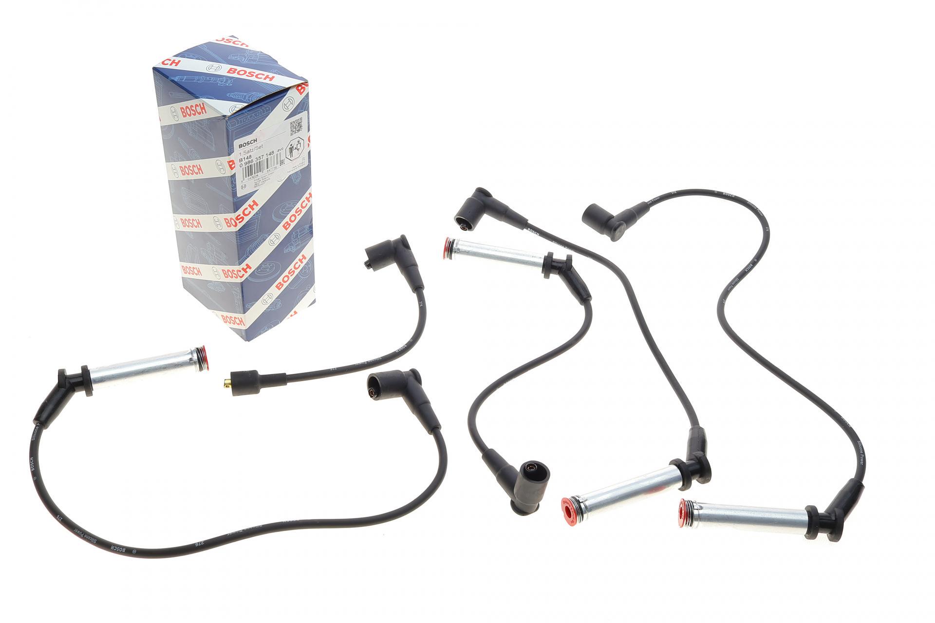 Провода зажигания Opel Combo 1.2-1.4 94-01/Vectra A 1.4-1.6 88-93 (0 986 357 148 BOSCH)