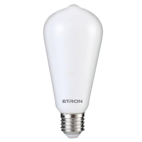 Светодиодная лампа ETRON ST64 7W 2700K E27 с матовой колбой (3097) - фото 3 Светодиодная лампа ETRON ST64 7W 2700K E27 с матовой колбой (3097) - фото 3