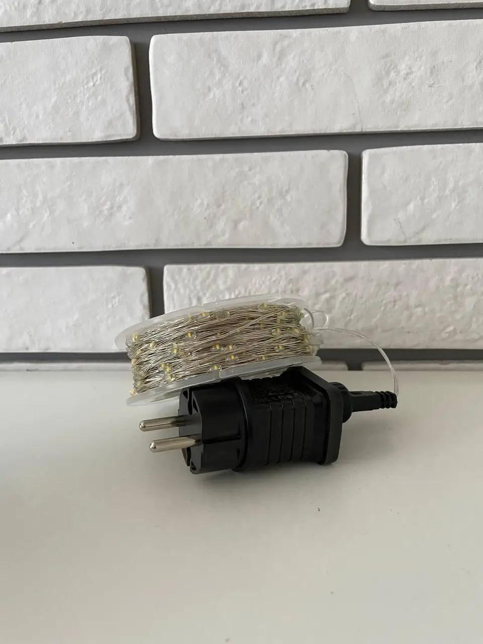 Гирлянда Роса от сети 1000 LED 100 м Белый теплый (545645) - фото 3 Гирлянда Роса от сети 1000 LED 100 м Белый теплый (545645) - фото 3