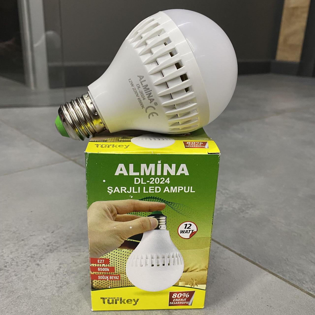 Лампа с аккумулятором Almina Е27 5W 6500К (1745956053)