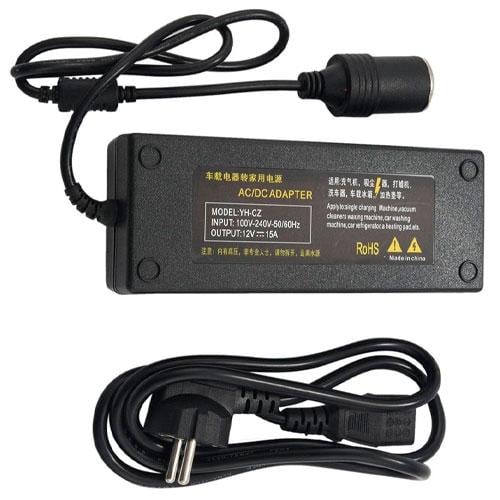 Блок живлення мережевий адаптер 220В на 12В 15А з гніздом прикурювача - фото 2 Блок живлення мережевий адаптер 220В на 12В 15А з гніздом прикурювача - фото 2