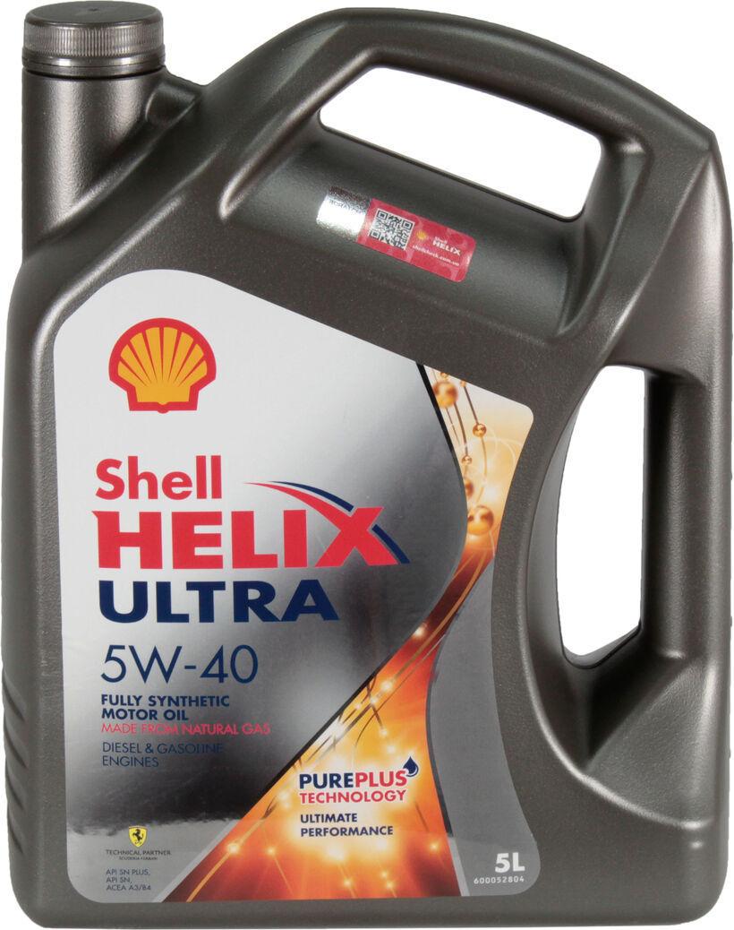 Моторне мастило Shell Helix 5W-40 Ultra 5 л (1401345)