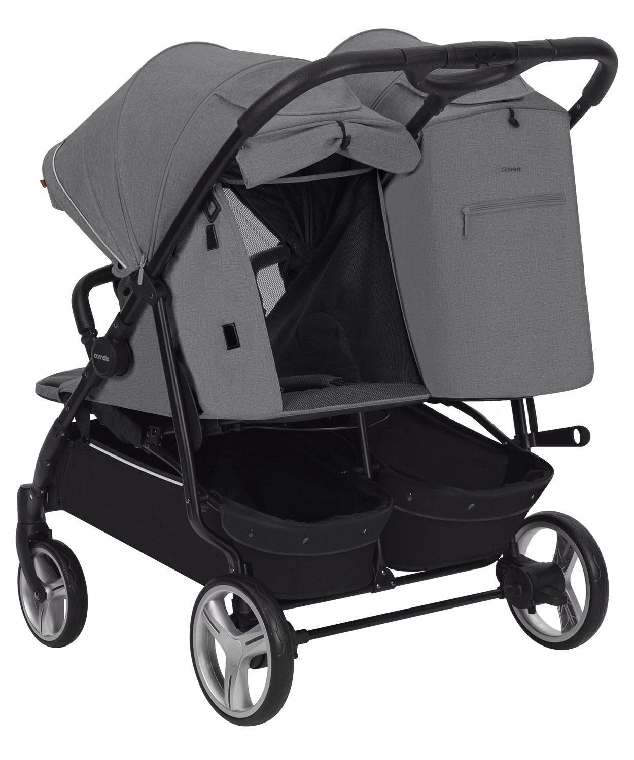 Коляска Carrello Connect для двійні з люлькою Ink Gray (CRL-5502/1) - фото 7