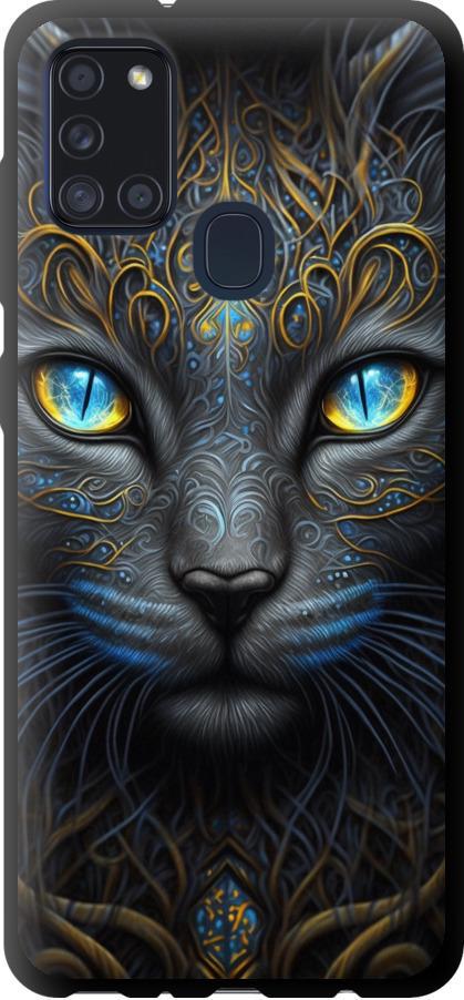 Чехол на Samsung Galaxy A21s A217F Кошка (5548b-1943-42517)