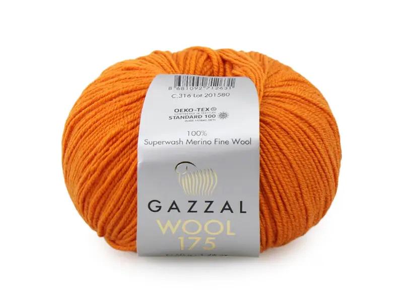 Пряжа Gazzal Wool 175 316