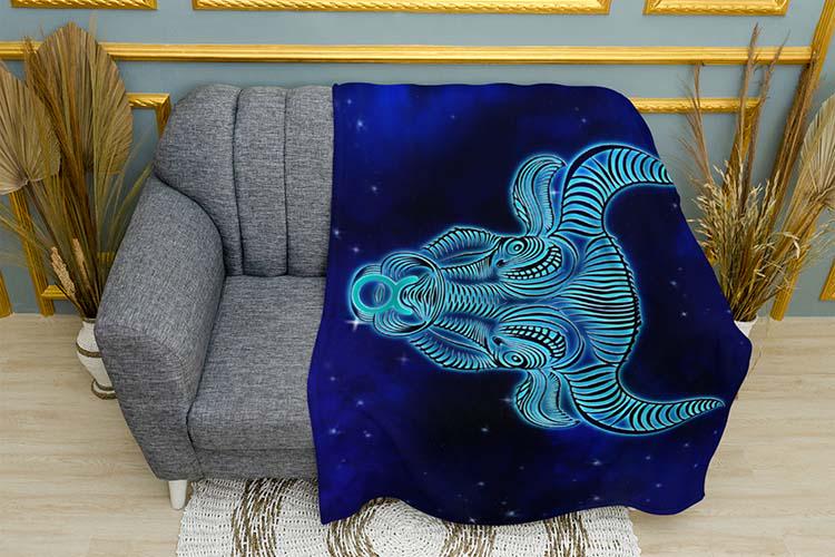 Плед Taurus Zodiac Signs плюш двухслойный 135х150 см (114557-2)