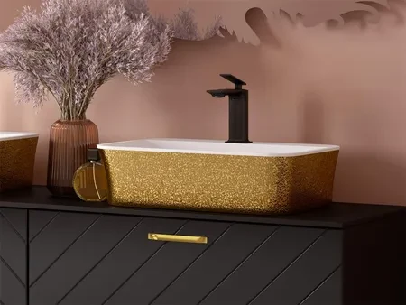 Умывальник Besco Assos S-Line Glam (UM-DA-PNBZ)