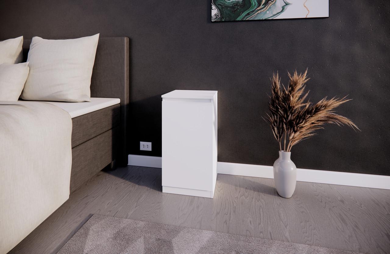 Тумба прикроватная MEBEX 40х40х77,4 см Белый (VS3D400WH) - фото 1