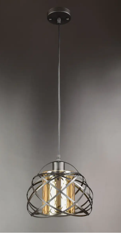 Люстра потолочная подвесная в стиле LOFT 11532/1-br Черный (NA005070)