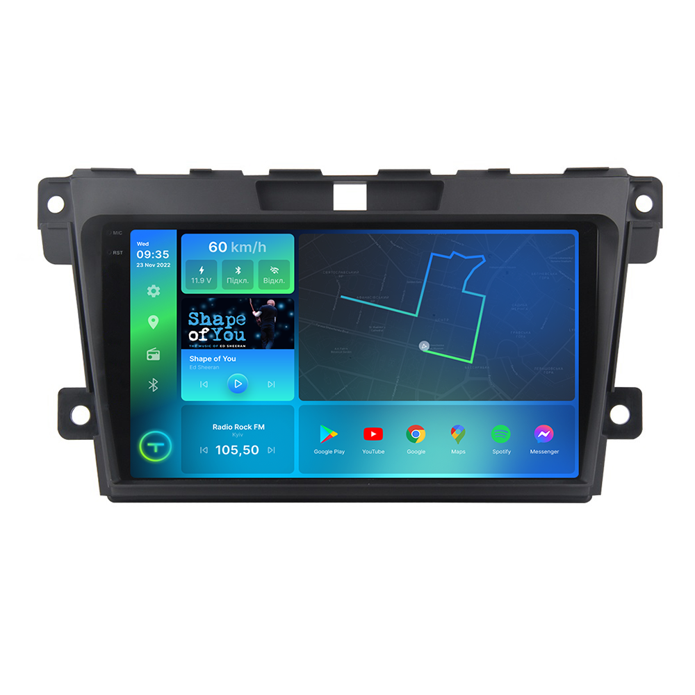 Автомагнитола штатная Torssen 2K F9332 для Mazda CX7 2007-2015 г. Bose 4G/Carplay/DSP 3/32 GB 9" (202301186)