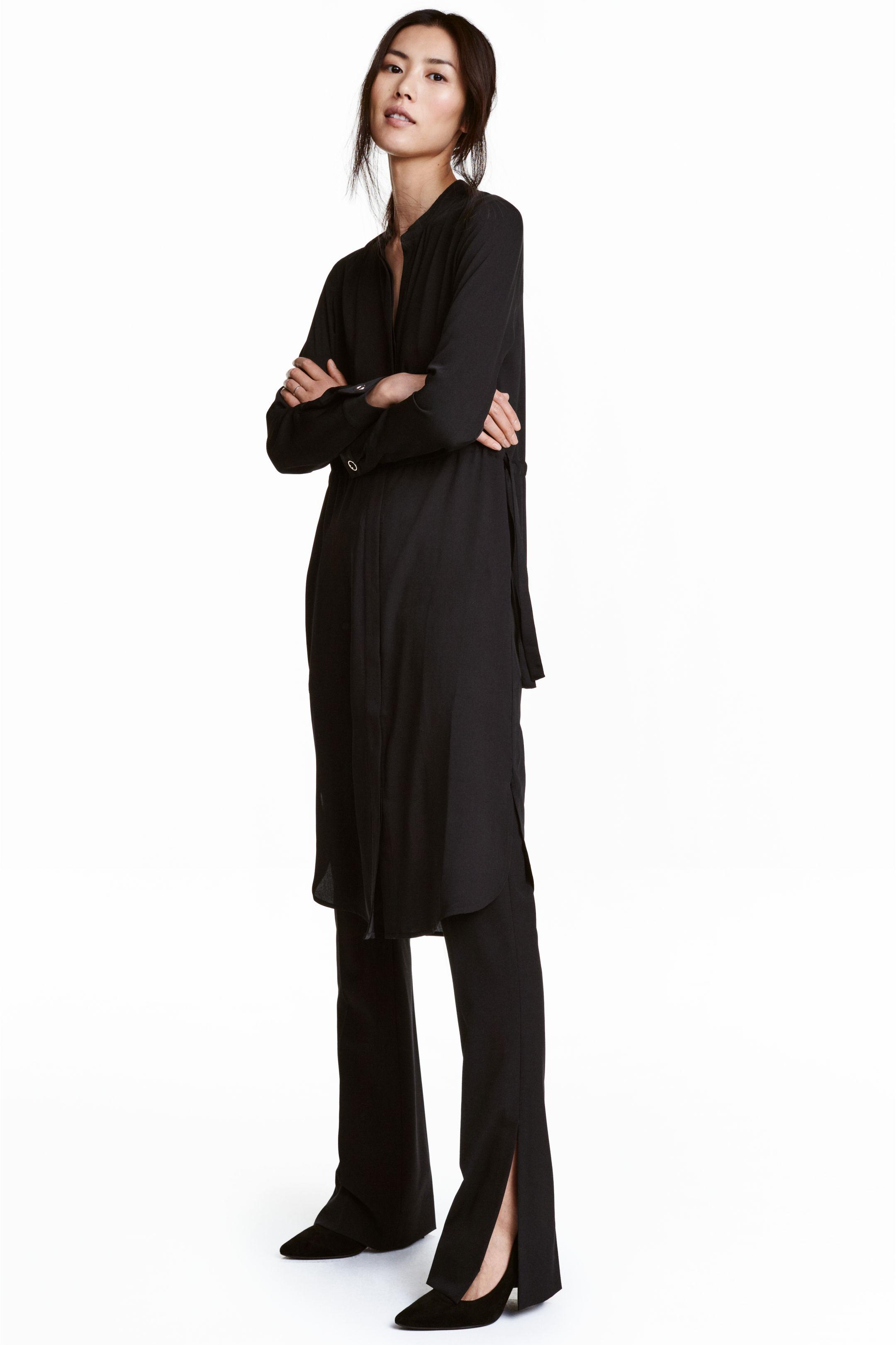 Платье-рубашка р. 42 Черный (4530295ral)