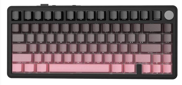 Клавиатура игровая attack shark X85 беспроводная механическая с RGB подсветкой с поддержкой HOT-SWAP Jade Switch Blackberry/White - фото 2 Клавиатура игровая attack shark X85 беспроводная механическая с RGB подсветкой с поддержкой HOT-SWAP Jade Switch Blackberry/White - фото 2