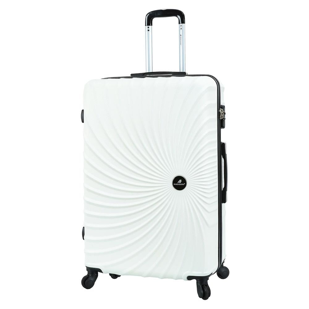 Чемодан большой Madisson Snowball 44603 поликарбонат L Белый