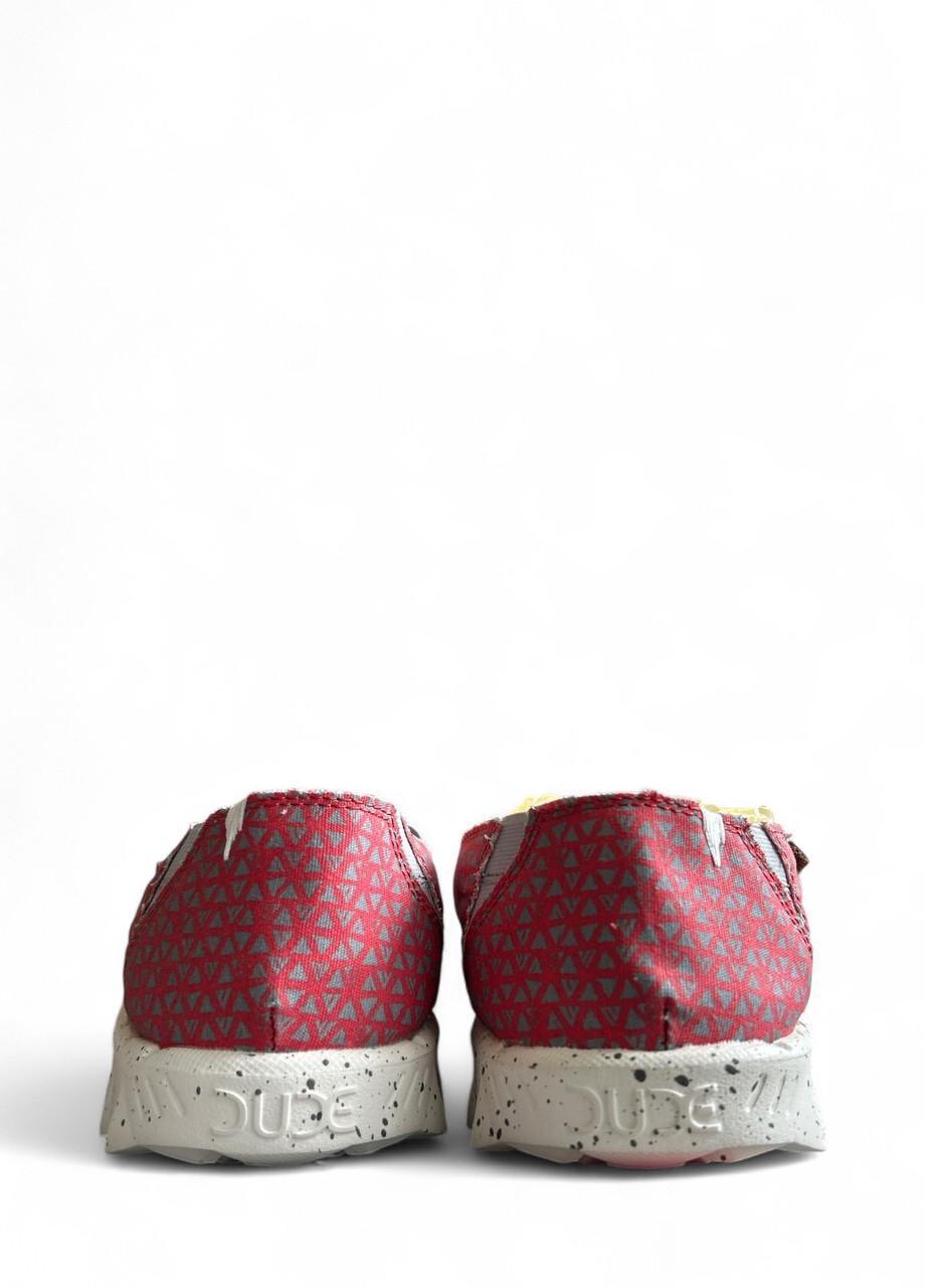 Жіночі мокасини Hey Dude Farty Print Geometric Red р. 44 28,2 Червоно-сірий (2789070622) - фото 5 Жіночі мокасини Hey Dude Farty Print Geometric Red р. 44 28,2 Червоно-сірий (2789070622) - фото 5