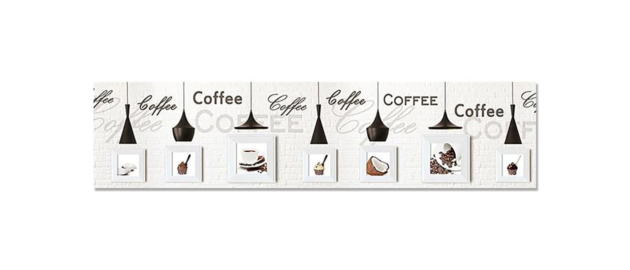 Наліпка вінілова на кухню Zatarga Лампочки Кави 600х2500 мм (1283915534)