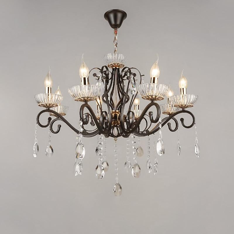 Люстра Light House SRS-16395/8 подвесная свечи Черный (10798)