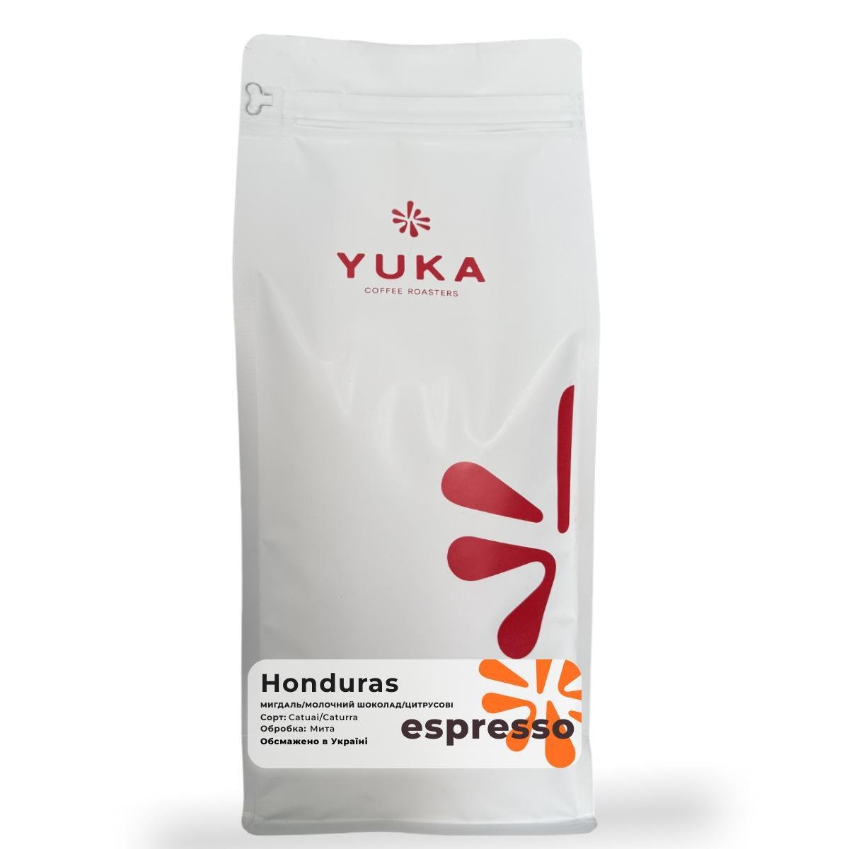 Кофе в зернах Yuka Coffee Roastery Гондурас Montecillos арабика 1 кг (000039)
