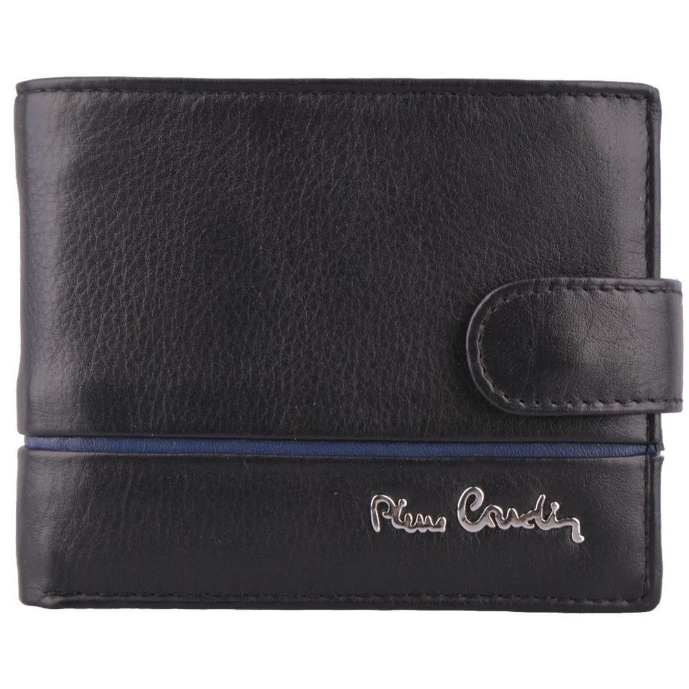 Портмоне мужское кожаное Pierre Cardin 323A-TILAK15 на кнопке Black (840370521)